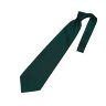 Темно-зеленый однотонный галстук 843637
