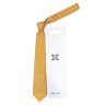 Желтый мужской галстук с жаккардом в форме кругов Celine 825599