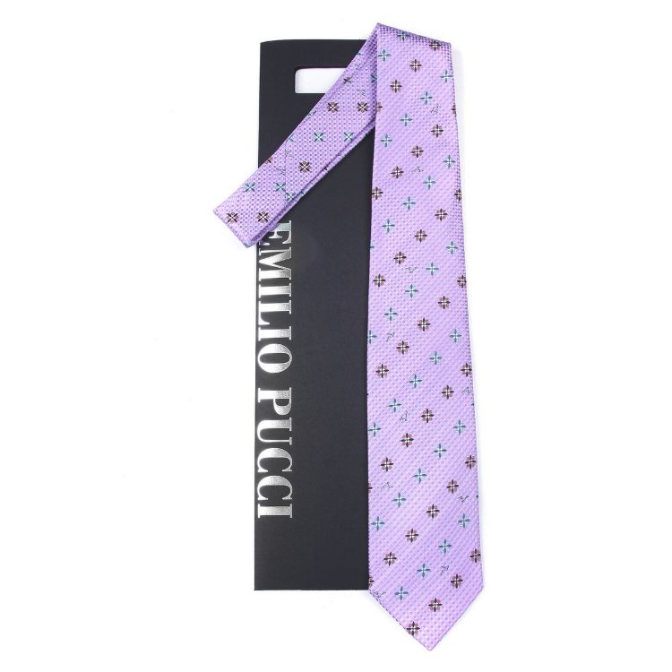 Молодежный галстук в бледно-розовых тонах Emilio Pucci 66792