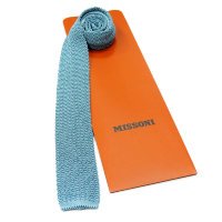 Оригинальный мятный галстук узкий Missoni 810603