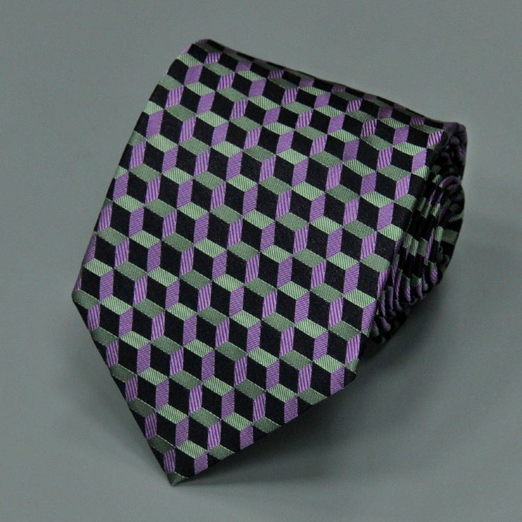 Модный галстук с интенсивным геометрическим принтом Christian Lacroix 836161