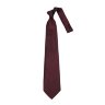 Классический бордовый удлиненный галстук 843651