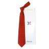 Рыжий дизайнерский галстук с жаккардовыми кругами и цветными точками Celine 822987