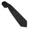 Стильный черный галстук с тонкими полосками Roberto Cavalli 824947
