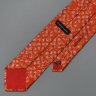 Яркий красно-оранжевый галстук с абстрактным принтом Christian Lacroix 836764