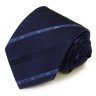 Темный классический галстук с полосками и надписями Roberto Cavalli 824263