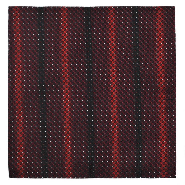 Бордово-красный карманный платок 833534