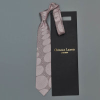 Шелковый галстук со спокойным абстрактным дизайном Christian Lacroix 836171