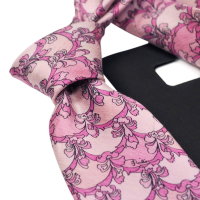 Пастельный розовый галстук Emilio Pucci 841816