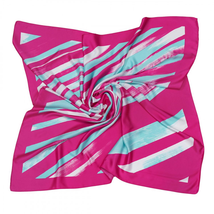 Платок головной ярко розовый Roby Foulards 845852