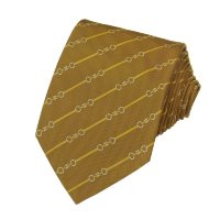 Светло-коричневый молодежный галстук Celine 825625