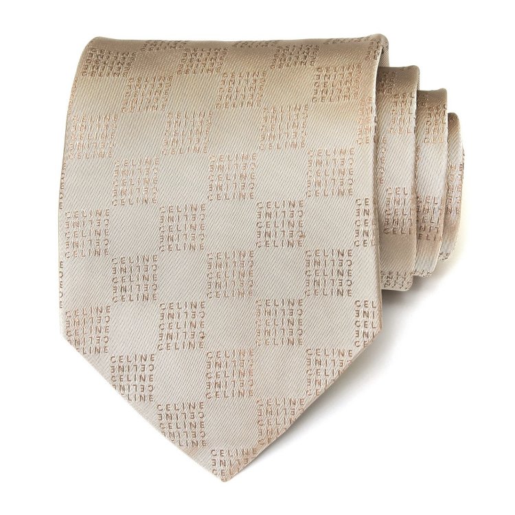 Оригинальный галстук в крупную клетку Celine 59490
