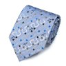 Галстук нежно-голубой со звездочками Emilio Pucci 848253