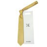Желтый шелковый галстук в классическую голубую полоску Celine 825635