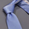 Голубой и белый двухсторонний галстук ClubSeta 843675