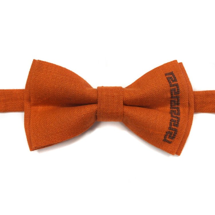 Оригинальный галстук бабочка с ручной вышивкой 814373