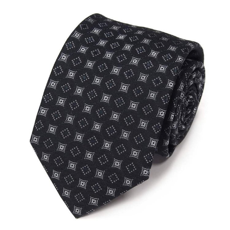 Жаккардовый галстук с геометрическим рисунком Club Seta 820900