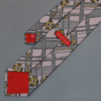 Элегантный галстук с полосками и с цветами Christian Lacroix 836201