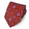 Оранжево-красный галстук с узором Christian Lacroix 837385