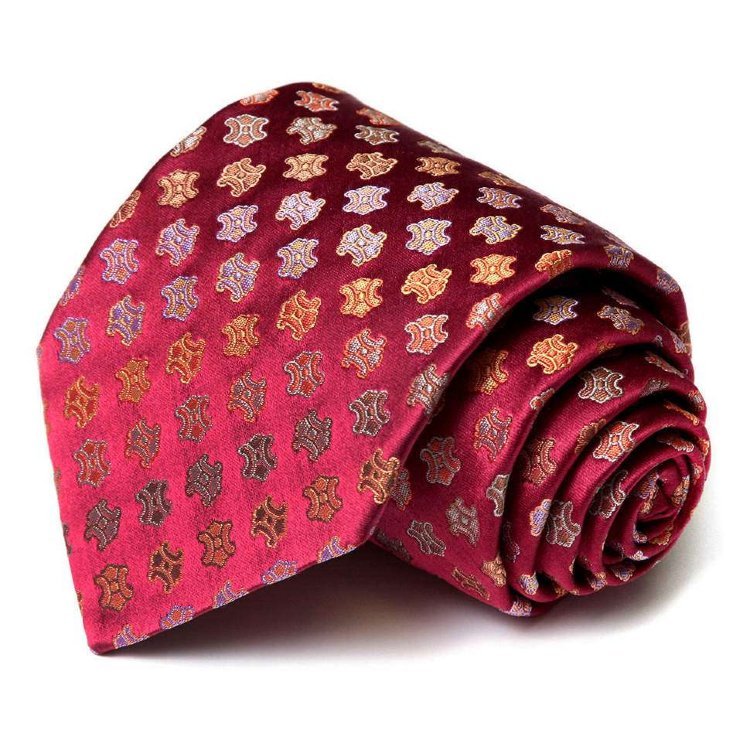 Шелковый галстук с разноцветными логотипами Celine 59098
