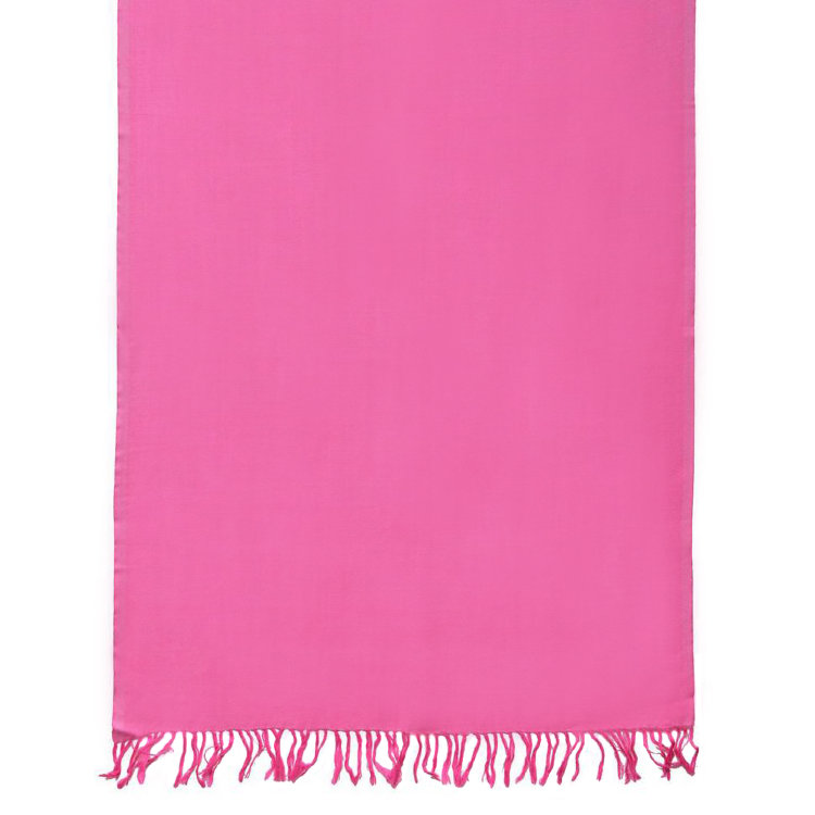 Модный розовый шерстяной палантин Ренато Балестра 15225