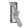 Серый галстук с плетеным рисунком Moschino 27349