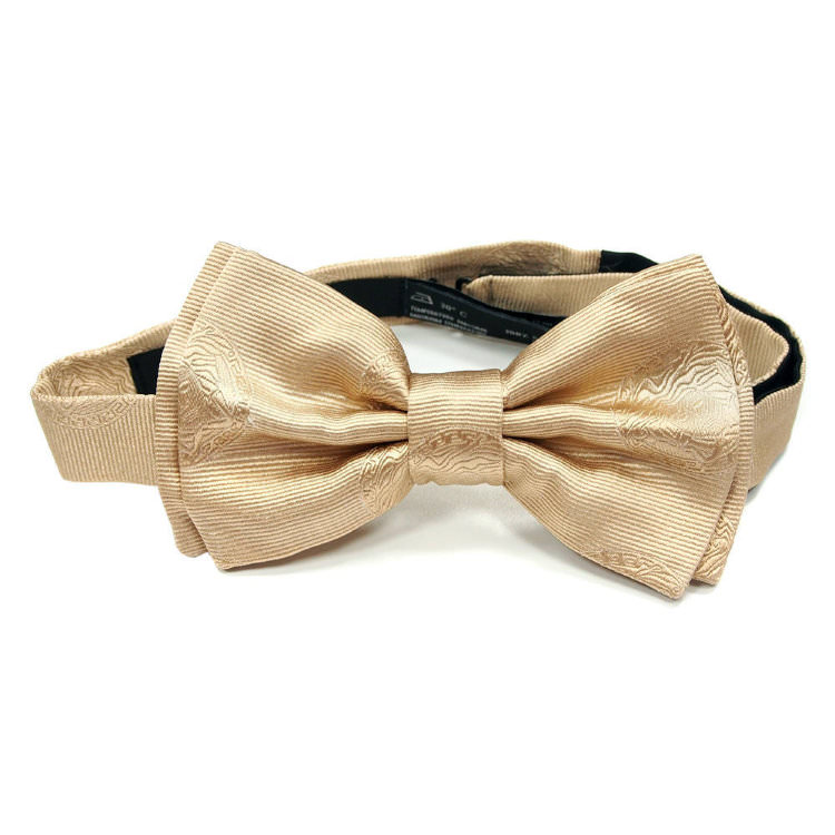 Светло-бежевый галстук бабочка Versace 812235