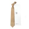 Светло-коричневый галстук в разноцветный горошек Celine 820265