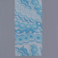 Абстрактный голубой шарф Roby Foulards 845875