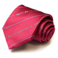 Яркий красный галстук Moschino 35929