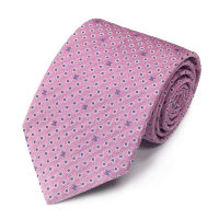 Сиреневый жаккардовый галстук с мелким рисунком Celine 820661