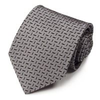 Стильный удлиненный  галстук с плетением елочка Club Seta 820943
