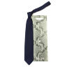 Темно-синий галстук в логотипами по всей длине Roberto Cavalli 824387
