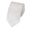 Шелковый молодежный галстук айвори с люрексом Versace 826688
