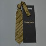 Черно-желтый галстук с абстракцией Christian Lacroix 835434