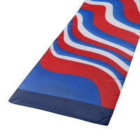 Шарф красно-бело-синий Roby Foulards 845890