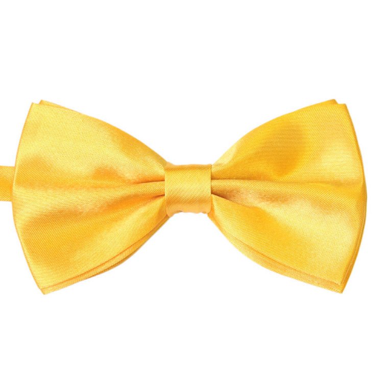 Желтый галстук бабочка 61578