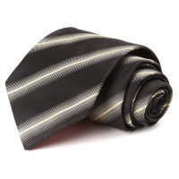 Темный галстук со светлыми полосками Christian Lacroix 71758