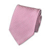 Летний молодежный галстук с белыми и розовыми полосами Rene Lezard 834511
