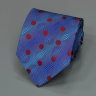 Замечательный светло-синий галстук с многослойным дизайном Christian Lacroix 836258