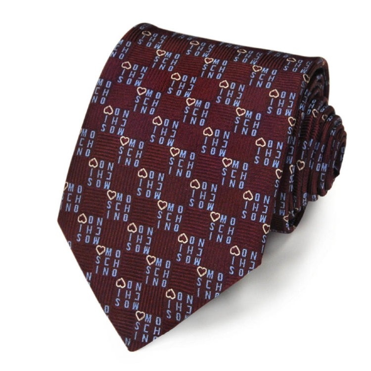 Мужской галстук с комбинированным принтом Moschino 838259