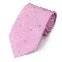 Красивый галстук в цветочек сиреневого цвета Celine 820671
