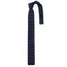 Бюджетный вязаный галстук в синем тоне 822882