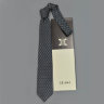Модный серо-черный галстук из шелка Celine 835177