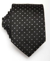 Черно-белый мужской галстук ClubSeta 7932