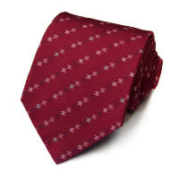 Малинового цвета галстук в разнообразные логотипы Celine 823129