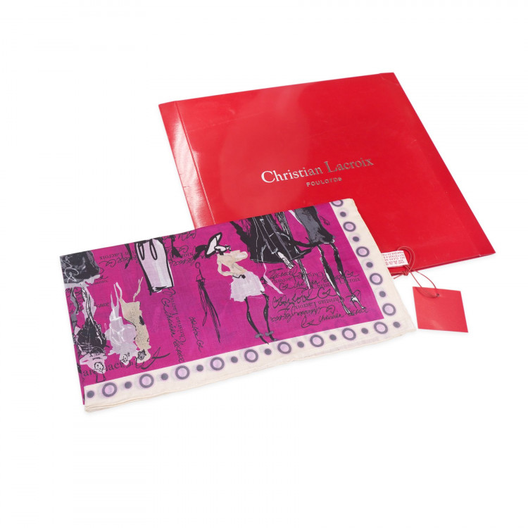 Хлопковый шейный платок Christian Lacroix 30008