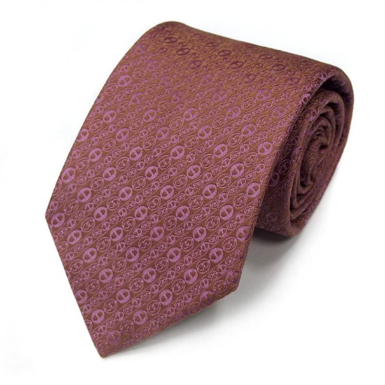 Темный галстук с жаккардовым плетением Celine 820682