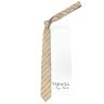 Серый галстук с оранжевыми полосами Kenzo Takada 826265