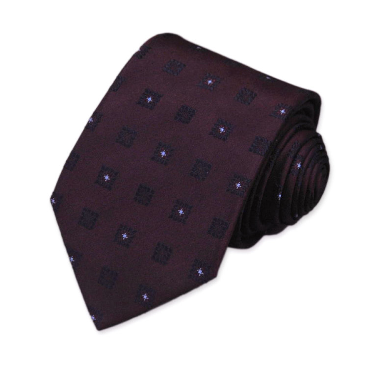 Бордовый галстук в квадрат  Basile 843793